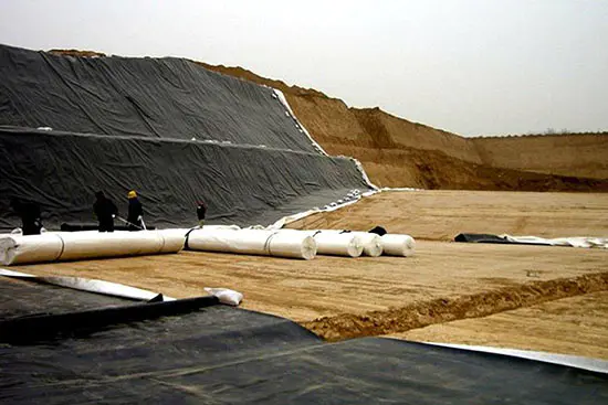 Geotechnical cloth and coated fabric