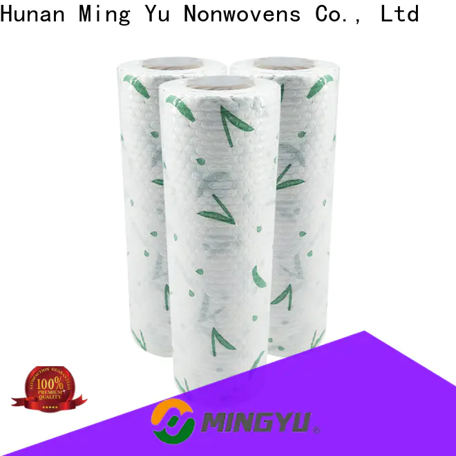Ming Yu Top spunlace non woven fabric Supply for handbag