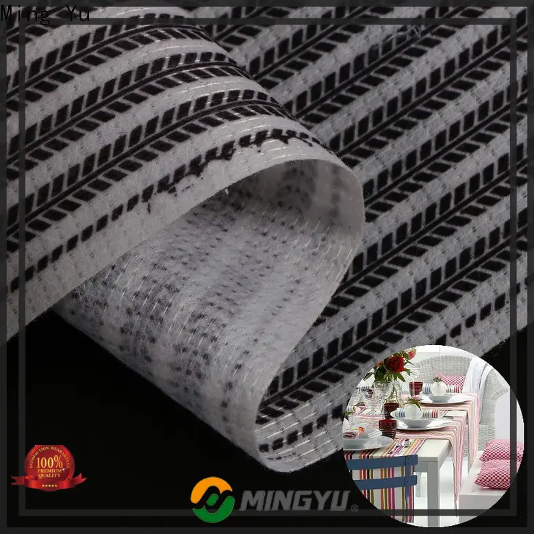 Ming Yu cost non-woven fabric manufacturing factory for home textile