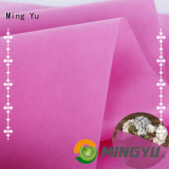 Ming Yu moistureproof pp spunbond nonwoven fabric handbag for storage