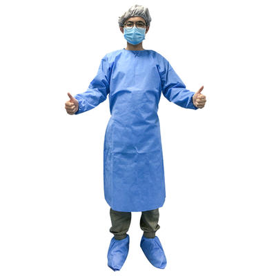 SMS non woven disposable surgical gown