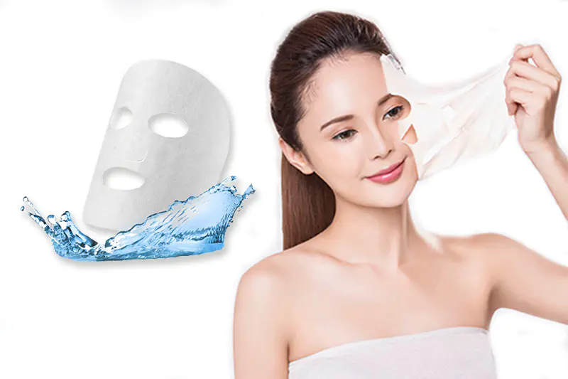Nonwoven fabric for facial mask