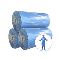 Suitable sms non-woven fabric for disposable isolation gown and surgical gown