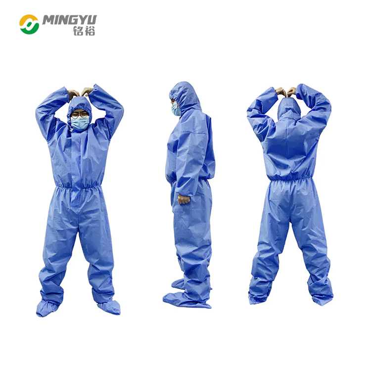 Disposable medical isolation gown