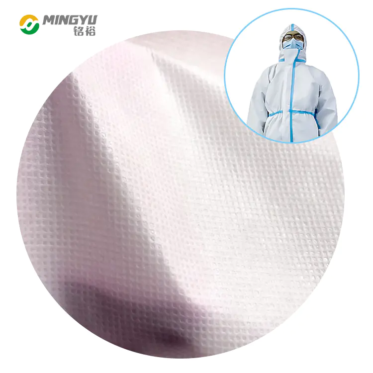 PP PE coating film nonwoven fabric for medical coverall